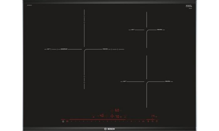 Thiết kế 3 vùng nấu cảm ứng từ