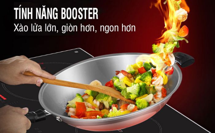 Tính năng Booster giúp món ăn của bạn hiệu quả hơn bao giờ hết