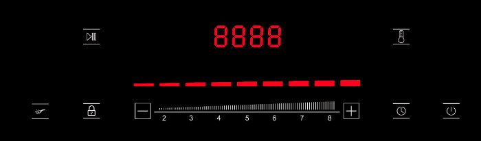 Bảng điều khiển của Bếp từ Spelier SPM 828I Plus