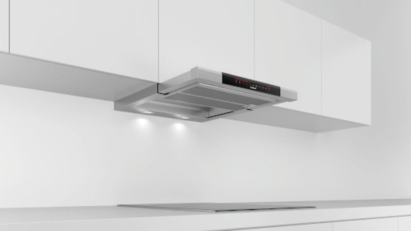 Máy hút mùi Bosch DFS067J50B nhỏ gọn, sang trọng