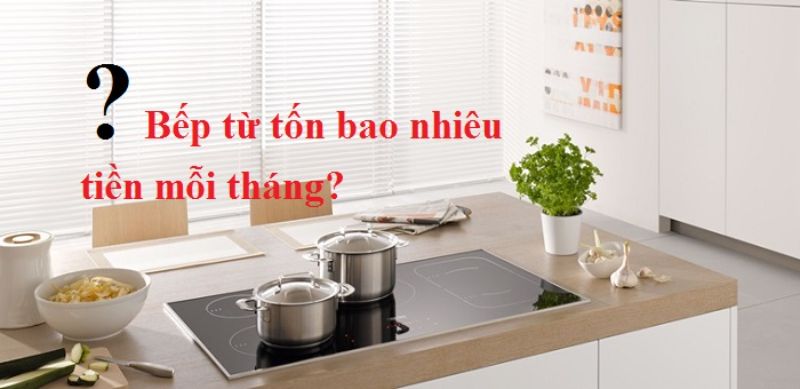 Tiền điện một tháng khi sử dụng bếp từ?